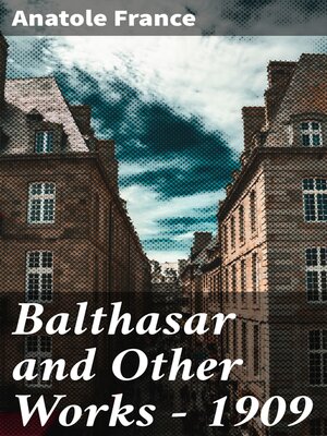 cover image of Balthasar and Other Works--1909